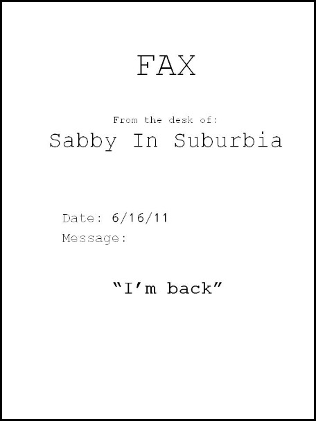 i'm back fax