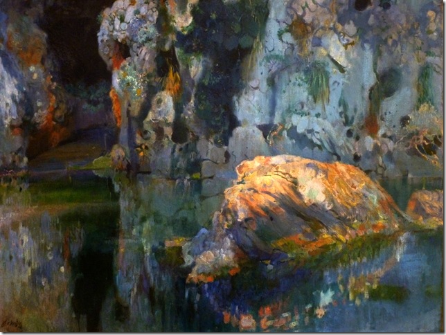 joaquim mir i trinxet_ El roc de l'estany - 1903 - detail
