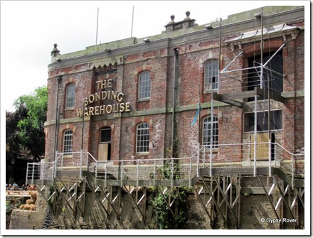 Scene's along the River Ouse. The Bonding Warehouse is up for re-development.