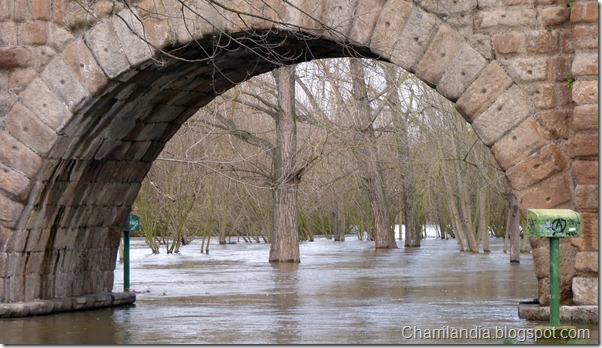 crecida puente romano