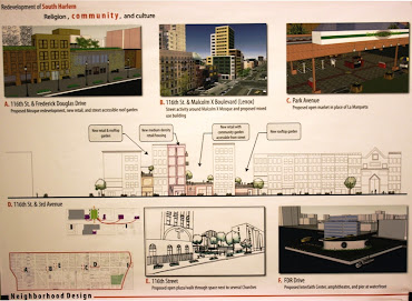 Redevelopment of South Harlem: Religion, Community and Culture. 
Project by Erik George, Eric Meils, Sumaila Palla, Linnea Paton and Evan Tousey