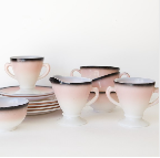 This vintage 1930s set from Etsy is stunning! Use the colors for inspiration. This vintage 1930s set from Etsy is stunning! Use the colors for inspiration.