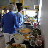 Buffet bordet til sommerfesten