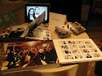 Guests enjoyed the photo booth provided by wedding photography company Love Images. Here they displayed some of their work.