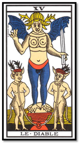 Diablo. Tarot de Grimaud Diablo. Tarot de Grimaud