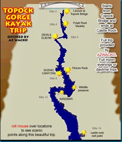 topock gorge map