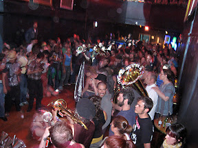 The Extra Action Marching Band knows how to party!