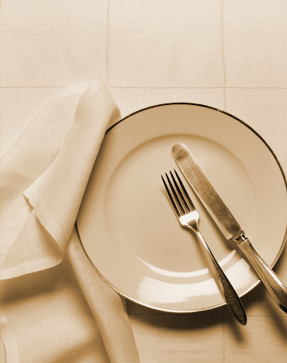 And here is the proper setting you will see if your guests have finished their meal. And here is the proper setting you will see if your guests have finished their meal.