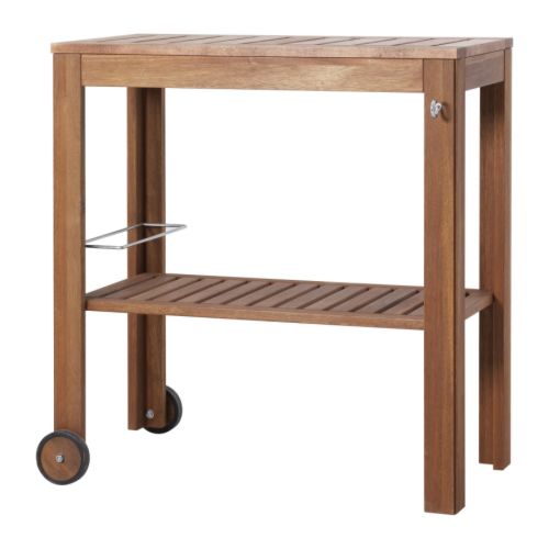 This rollable bar is perfect for quick, no-fuss entertaining on the patio.
(ikea.com)