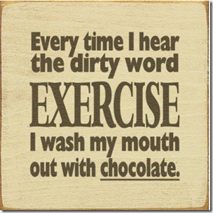 exercise is a dirty word exercise is a dirty word