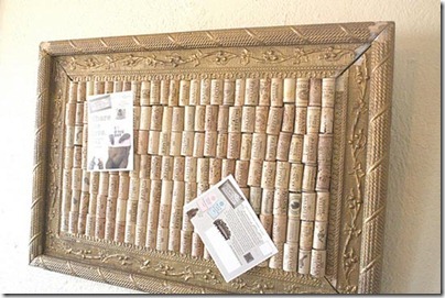 wine cork bulletin board