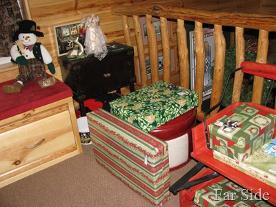 Upstairs at Christmas