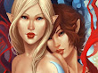 Elf Girls With Red Lips
