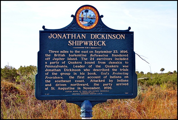 05b - Jonathan Dickinson Shipwreck Sign