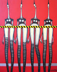 "THE DOLLS" 40х50 (oil/acrylic on canvas)