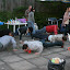 Now time for press ups... some were a bit disappointed they were missing out on the marathon...