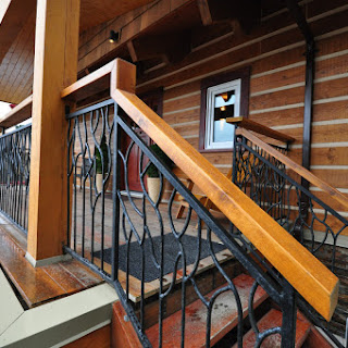 Metal railing by Mike Mintern