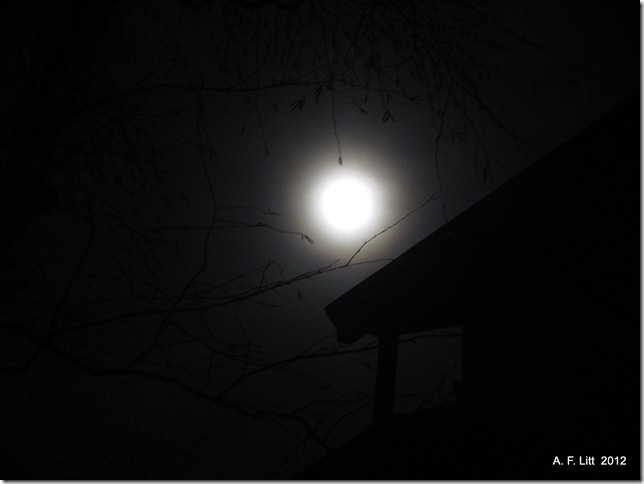 Moon.  Holly Ridge.  March 7, 2012.