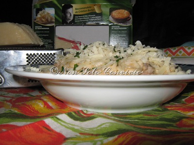 risotto zenzero e Trentingrana D.O.P.