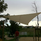 Żagiel na placu zabaw