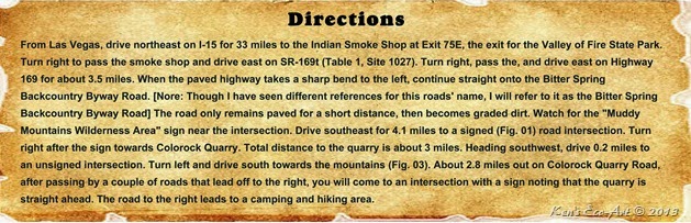 Directions - Colorock Quarry Directions - Colorock Quarry