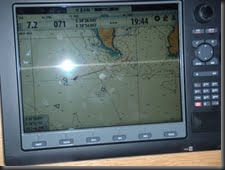 11-12 Positie UnWind op de kaartplotter 11-12 Positie UnWind op de kaartplotter