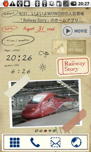 Railway Story Home App