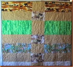 Eli's quilt back