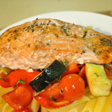 Salmon With Pasta