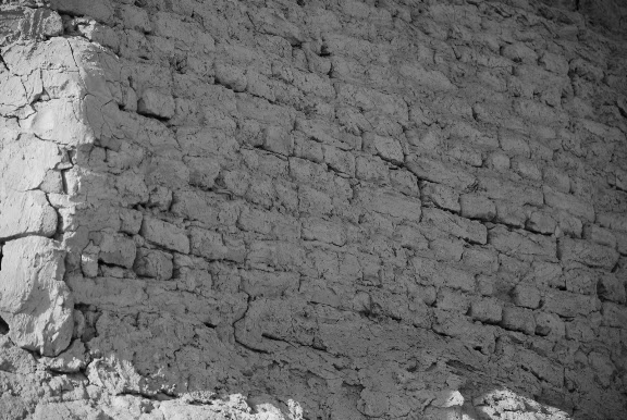Turfan - Ruines de Jiaohe détail pierre