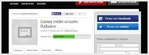 la petizione per portare Linux nelle scuole Italiane la petizione per portare Linux nelle scuole Italiane