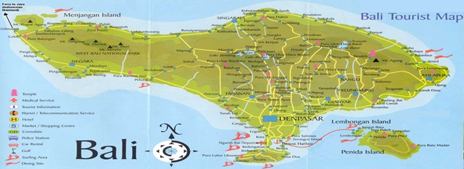 Bali Map Bali Map