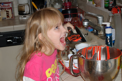 Amara Licking the Spatula
