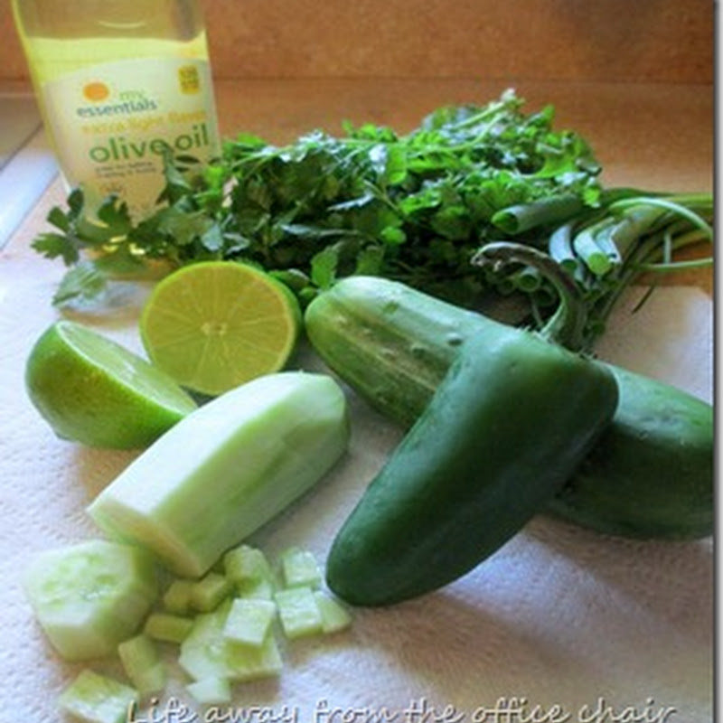 Cucumber Lime Salsa Life Away From The Office Chair