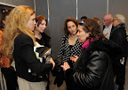 Julieta Kemble hablando con Florencia Braga Menendez , Florencia Battiti editora de uno de los libros y Florencia Qualina Investigadora y asitente de Produccion, junto a Rogelio Polesello y Luis Albert Wells.