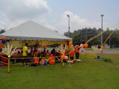 Gambar Hiasan Khemah Rumah Sukan Kejohanan Olahraga Tahun 2013