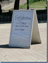 1661 Alberta Lethbridge - Fort Whoop Up sign