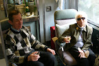 Dad and Auntie Joe enjoying a drink