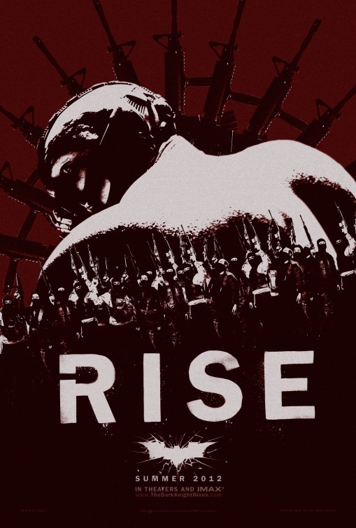 The Dark Knight Rises Bane Graffiti Poster