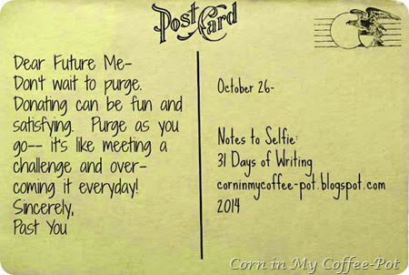 October 26 Post Card