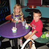 Hannah and Bryan eating Ben and Jerry's ice cream in Nashville 09022011b