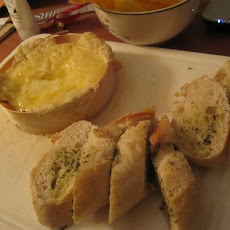Hot Sourdough and Cheese Dip
