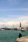 Fisherman, with San Marco in the background