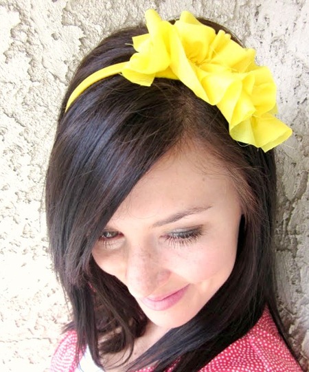ruffle headband tutorial