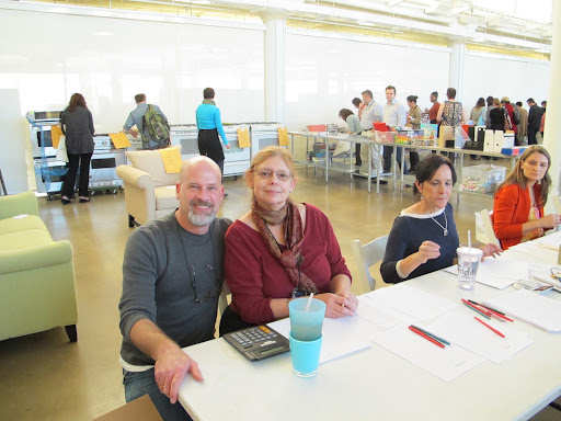 Jeff and Jutta, who work in the prop house, helped staff the event.