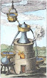 17th Century Engraving Of Distillation Apparatus