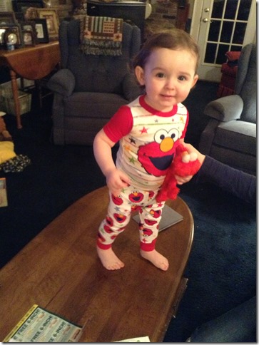 Knox in elmo jams  4 5 13