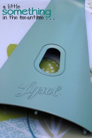 Lysol No Touch Face Plate Spray Painted WM
