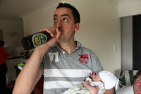 Beer and baby = bonus!