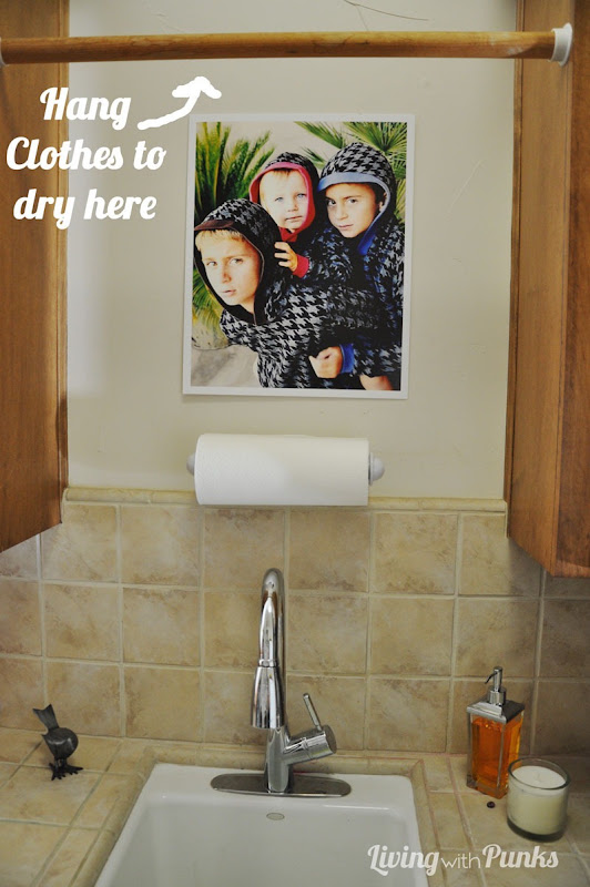 Laundry Room Revamp at Living with Punks